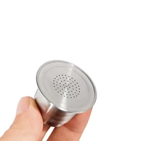 

Stainless Reusable Nespresso Coffee Filter Refillable Coffee Capsule Filters For Nespresso With Spoon Brush Kitchen Accessories