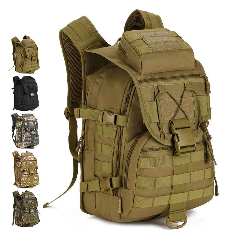 

Assault Waterproof Military Bug Out Bag Shooting Camping Hunting Hiking Traveling School Laptop Tactical Backpack