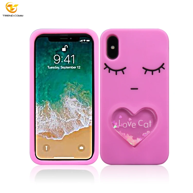 

2019 new arrivals Silicon  case for iphone X/XS, Black, blue, golden, gray, orange, pink, red, silver, white
