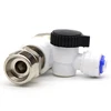 Quick connect Brass Three-way ball valve-IBV03 1/2 Mip x 1/2 Fip x 1/4 Comp