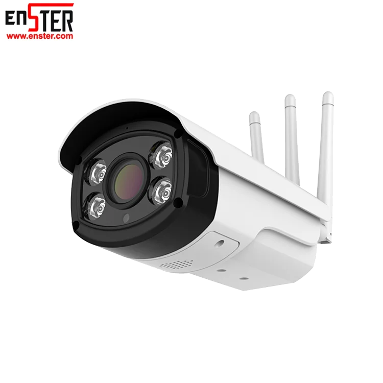 

IP66 Wireless 1080P Fixed Lens IR Night Vision cctv ip bullet camera with 4G SIM Card Motion Detection