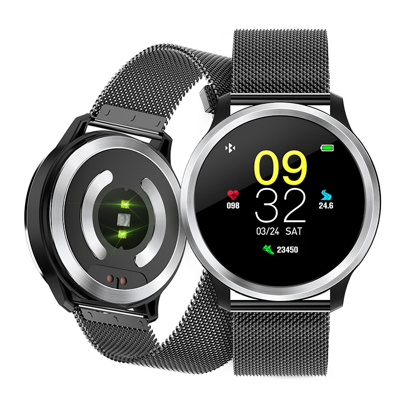 

Electrocardiograph IP68 waterproof smartwatch E18 PPG ECG Smart Watch With Heart rate Monitor Blood Pressure Fitness Tracker
