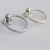 Chrome Ring Handle Back ring pull for counter stool MH-45
