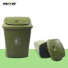 Household Kitchen Plastic Flip Top Waste Bin 70 Liters Garbage Bin