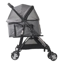 

Hot selling Good quality Cat / Dog Easy Walk Pet Stroller, Foldable Carrier Strolling Cart, Folding Travel Carrier Carriage