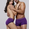 Custom Plain Colour Men Boxer Women Briefs Couple Underwear