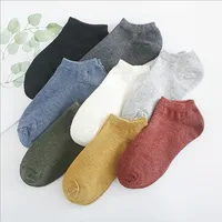 

2019 new summer spring cotton socks solid socks women ankle