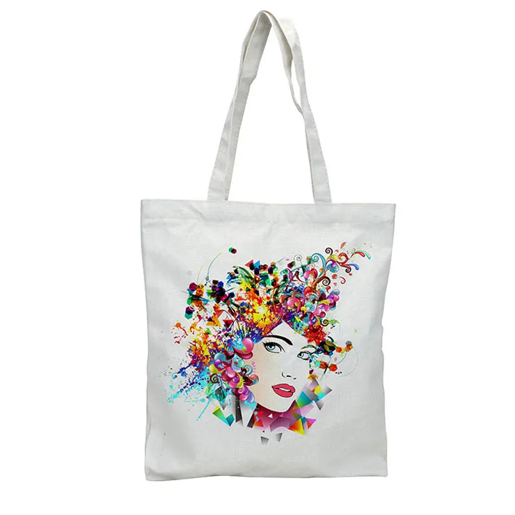 

Jeans Canvas Handbag Tote Bag Printing Custom Logo Factory In Guangzhou, Customized