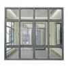 Cheap Aluminum Storm Windows For Sale,Bangladesh Gray/Black Aluminum Sliding Window