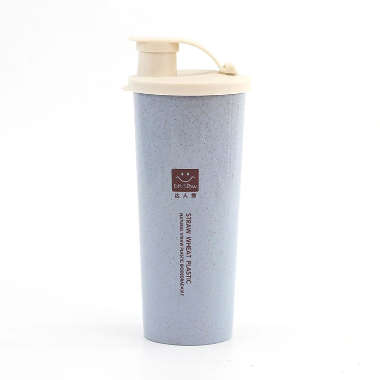 

Biodegradable Custom Logo Wheat Straw bpa free plastic water bottle, Colors