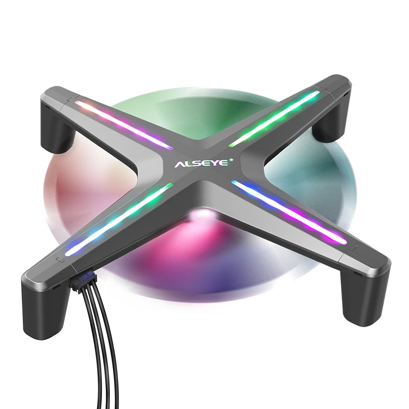 

Alseye Amazon hot sale X12 case cooling fans led argb sync with motherboard rgb software