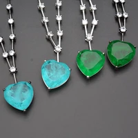 

free gift heart shape Pendant Exaggerated Women Jewelry Necklaces