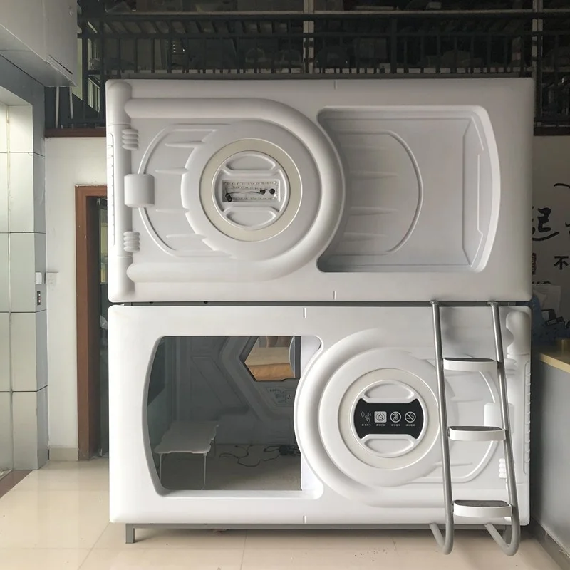 
Best Selling Newest Soundproof Capsule Hotel Unique Sleeping Pod Capsule Luxury Space Capsule Hotel Made From China 