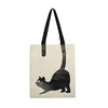 Hot Fashion Cat Women's Shoulder Handbag Girl Tote Bag Lady Canvas Shoulder Bag Female Large Capacity Bag