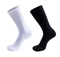 

KANGYI High quality ribbed socks custom design your own basketball plain white socks
