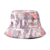 oem design your own logo custom pattern all over printed string bucket hat cap men