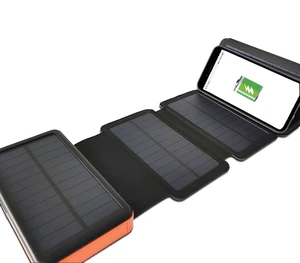 20000mAh Portable Solar Power Bank Flashlight