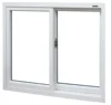Frosted glass sliding window pvc/upvc windows and doors manufacturer