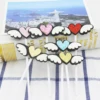 Cartoon love wing cake topper cupcake stand picks decorations