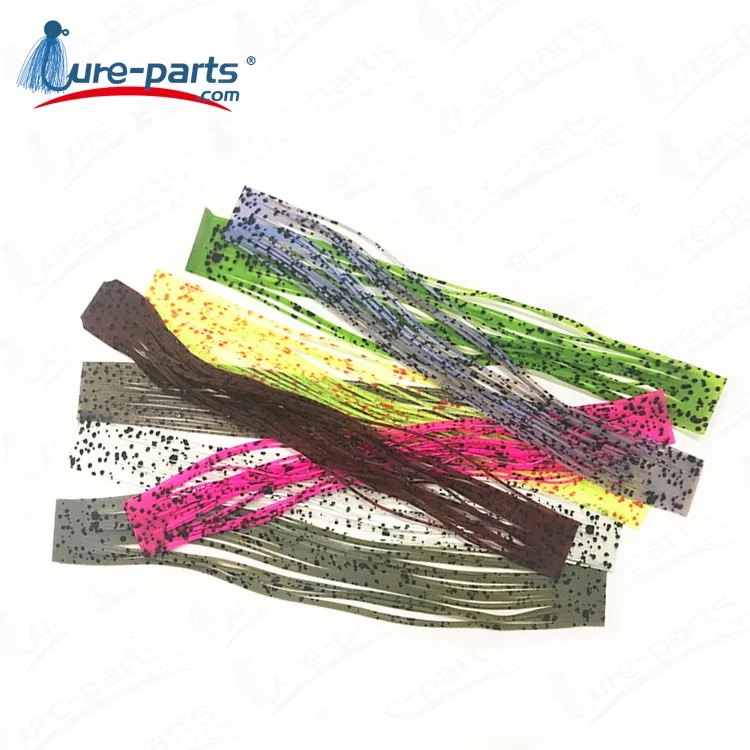 

Hot Sale Soft Fishing Lures Tungsten Jig Silicone Skirts Material,Nature's Edge Skirt Material