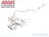 High Flow Stainless Exhaust Catback System Remote Control For Ford Focus ST 2.0T