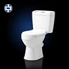 Fashion Popular Design High Quality Bathroom Ceramic Two Piece P-Trap Sanitary Ware Toilet
