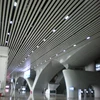 Foshan fireproof aluminum linear baffle metal ceiling for shopping mall