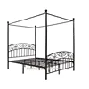 cheap iron four poster canopy bed