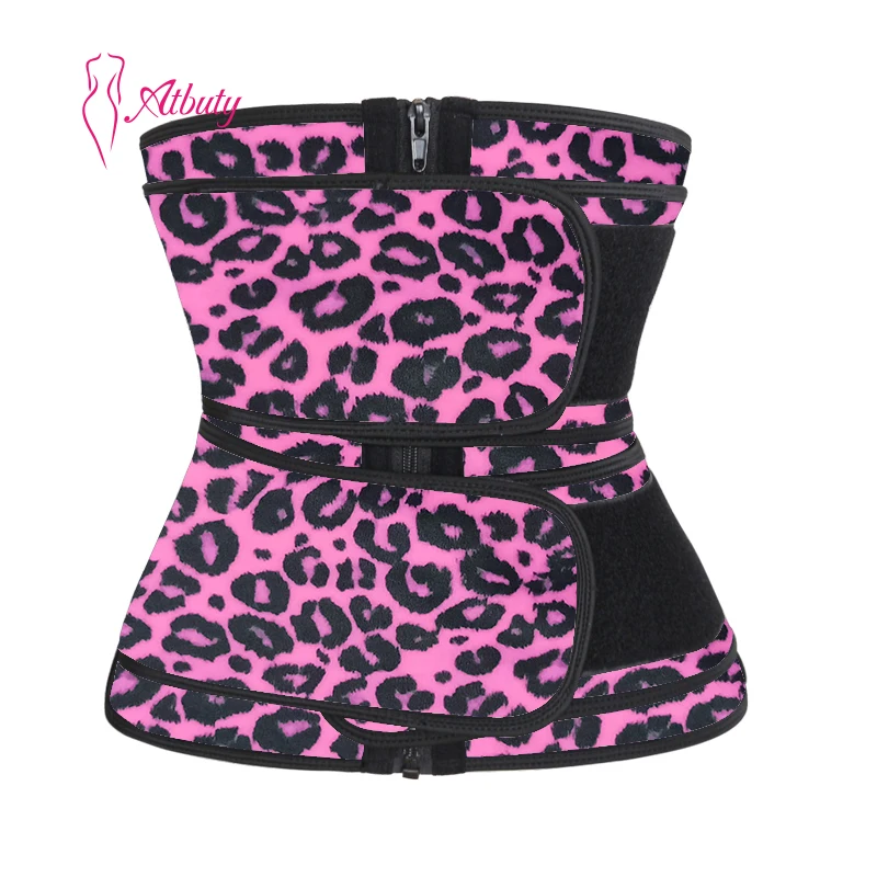 

Free Sample Full Body Shaper Waist Trainer Custom Logo Latex Belt, As shown