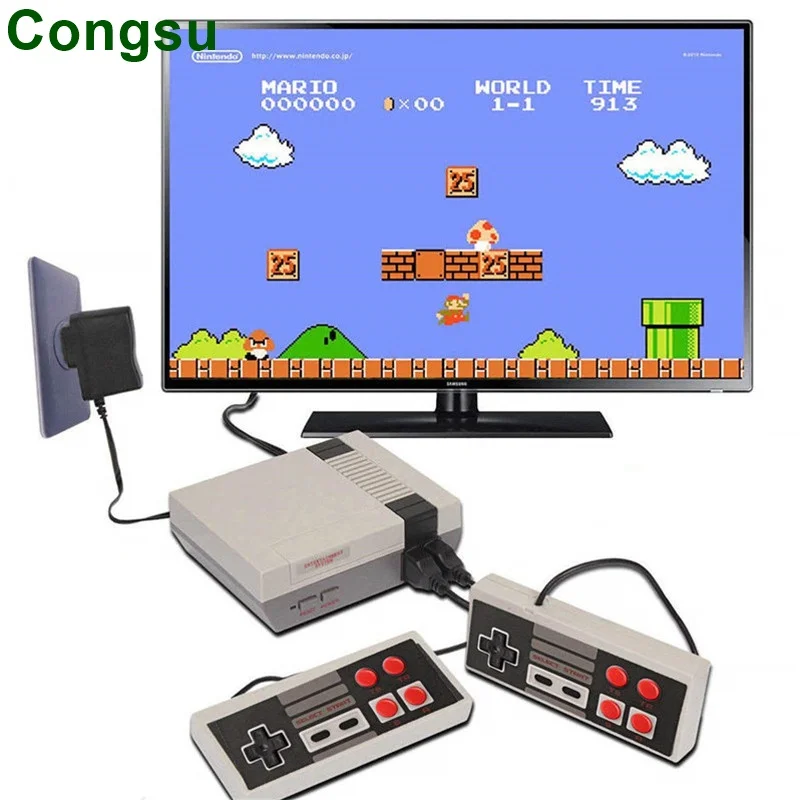 

Animuss Mini TV Game Console 8 Bit Retro Video Game Console Built-In 500 Games Handheld Gaming Player Best Gift