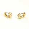 Wholesale fashion women jewelry gold opal huggies 925 silver small hoop earrings