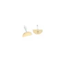 Half Circle Earrings Gold Small Semicircle Studs For Cheap Wholesale