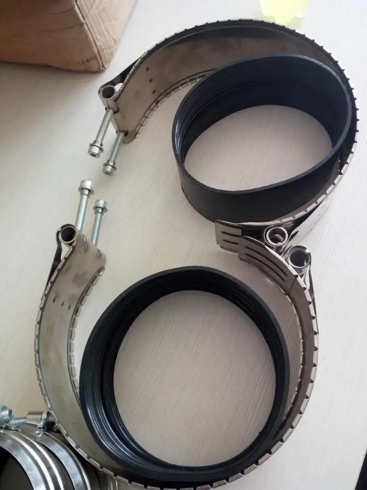 
SML EN877 cast iron pipe rapid coupling clamp HUBLESS 