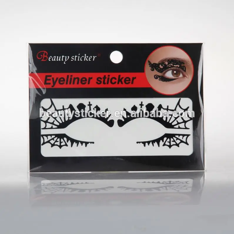 Spider Web Eyes Decoration Sticker Eye Shadow Make Up Crytal