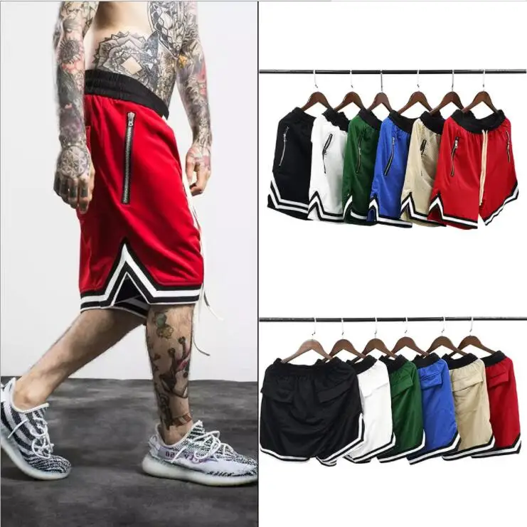 

Custom Wholesale Basketball Training Shorts High Street Tide Loose Shorts, As picture