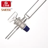 Lab Glassware Boro 3.3 Glass Core and plate chromatography column 20*200 20*300 30*300 glass piston flash chromatography column