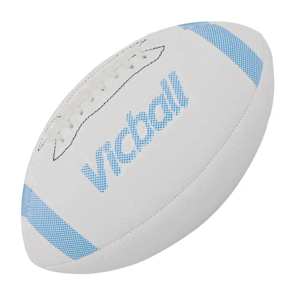 

machine stitched pvc OEM league training equipment balls giveaways kid Youth Adult size  5 american football rugby ball