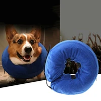 

6001120 Luxury Protective Soft Inflatable Dog Collar E-Collar Cone Pet Recovery Pillow for Small Medium Large Dogs