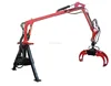 forestry machinery log/fruit crane with grapple
