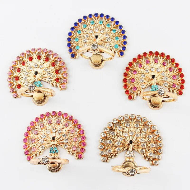 

Mobile phone holder Newest diamond crown ring support mobile phone holder stand 360 degree rotating, Gold;rose;black