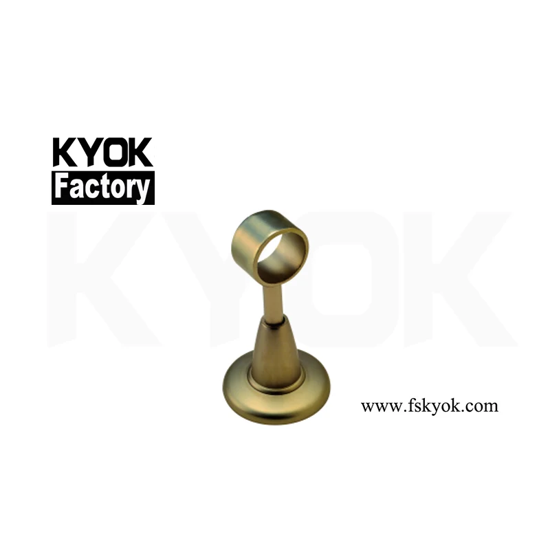 

KYOK Double Curtain Holder Design Metal Curtain Bracket Hardware Adjustable Curtain Rods Brackets 25Mm M913, Customized