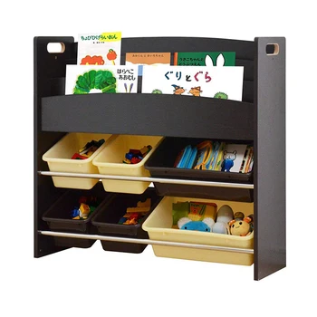 Kinder Kinder Holz Bücherregal Spielzeug Organizer Lagerung Sling Buch