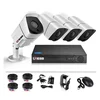1080P 2MP 4MP 5MP Indoor Outdoor CCTV Security System 4CH 4 IN 1 AHD DVR Kit With Cable Power Adapter