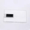 transparent foldable card usb flash drive, transparent card usb 512gb, credit card 1tb usb Clear acrylic business card usb disk