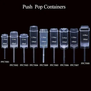Image of Cake Push Pop Container Food Grade Durable Plastic Push Up Pops for Ice Cream/Cocktails/Rainbow/Confetti/Alcohol