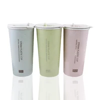 

2019 New Fashion Eco Reusable Cup Coffee Mug Promotion Turkish Water Bottles Hot Product Wheat Straw Coffee Cups-Mugs