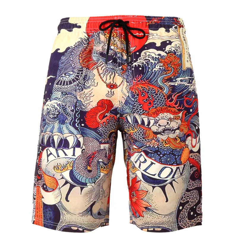 

OEM 3d print beach shorts men swimwear