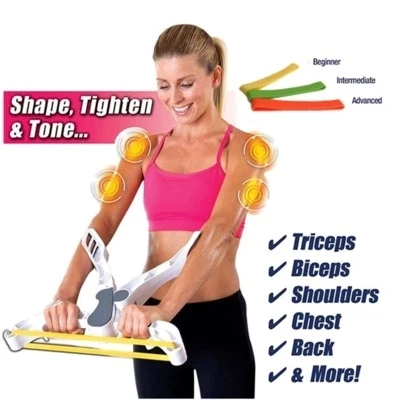 total wonder arms fitness workout resistance elastics resistance band exercise band gym equipment fitness