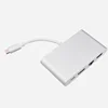 USB-C type to DVI/VGA/High-Definition Multimedia Connector/Audio Hub 4 in1 Multiport Adapter Cable