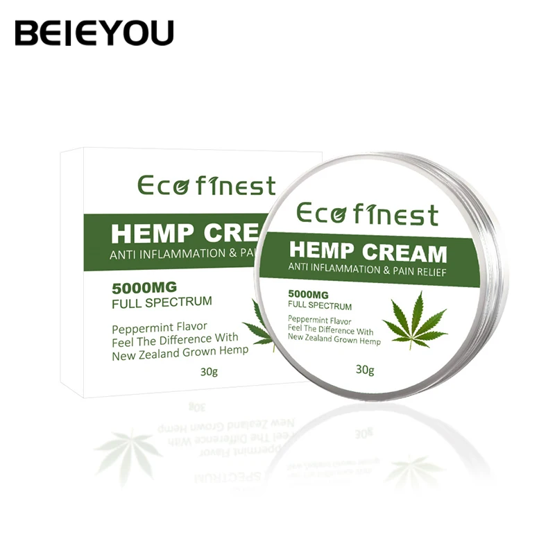 

Beieyou 5000mg Organic Hemp Pain Relief Cream 30g With Pure Hemp Oil